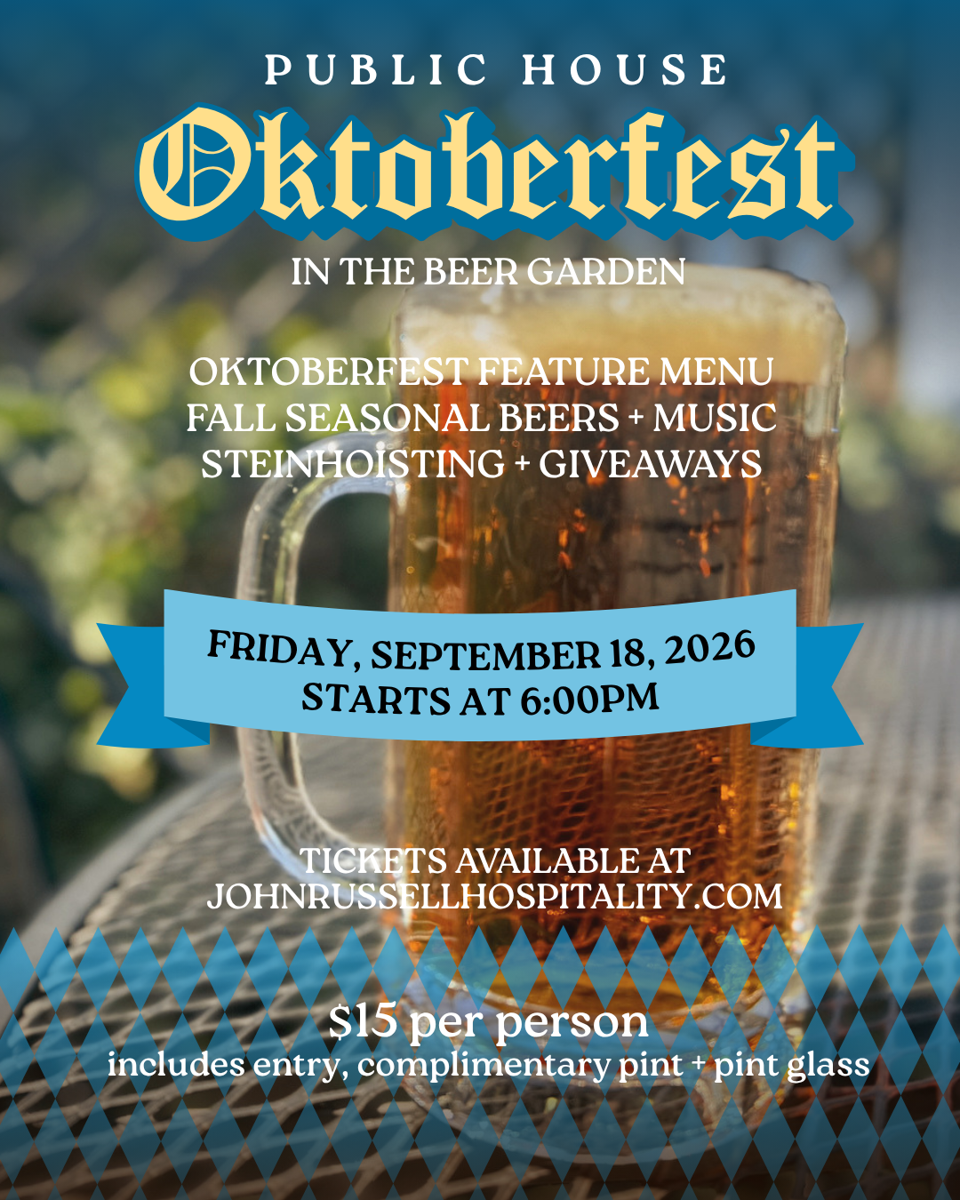 Oktoberfest in the Beer Garden